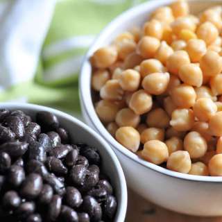 How to Cook Dried Garbanzo Beans & Black Beans