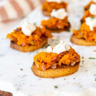 SAVORY SWEET POTATO BRUSCHETTA