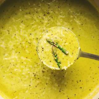 Asparagus Parmesan Soup