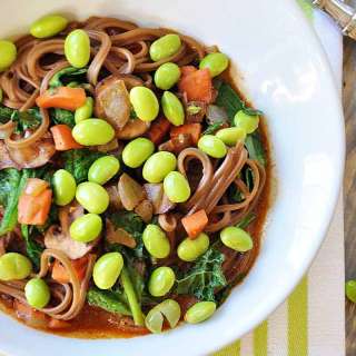 COPYCAT SOBA NOODLE BOWL WITH EDAMAME