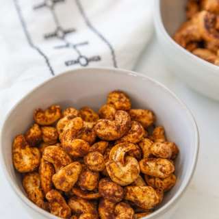 Roasted Spicy and Smoky Cashews