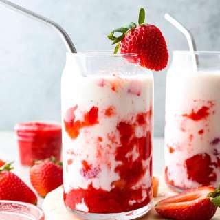 Korean Strawberry Milk