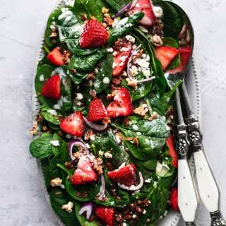 Strawberry Spinach Salad