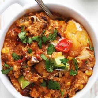 Slow Cooker Enchilada Quinoa