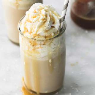 Salted Caramel Frappuccino (Kid Friendly/No Coffee)