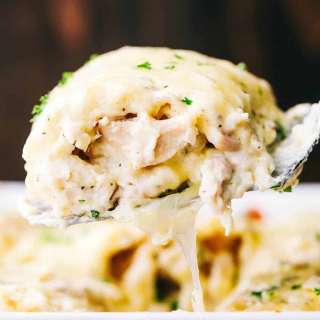 Chicken Alfredo Roll-Ups