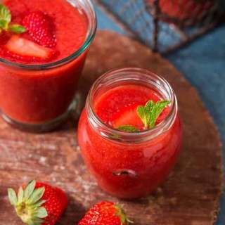 Refreshing Strawberry Gazpacho Soup Recipe