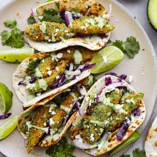 Fried Avocado Tacos