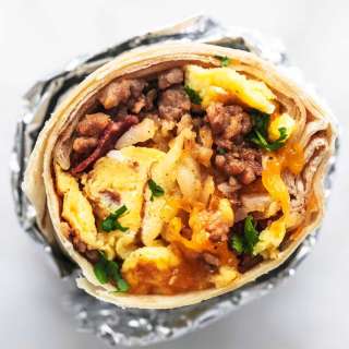 Freezer Breakfast Burritos Recipe