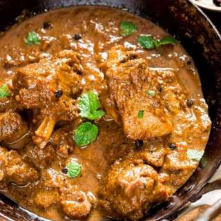 Black Pepper Mutton Curry (Indian Lamb Curry)