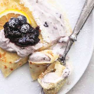 Blueberry Crepe Filling