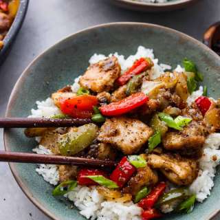 Black Pepper Chicken