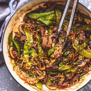 Quick and Easy Beef Noodle Stir Fry