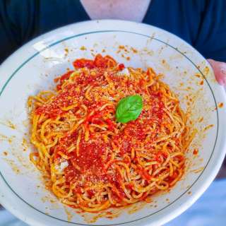 Spaghetti and Tomato Sauce Recipe