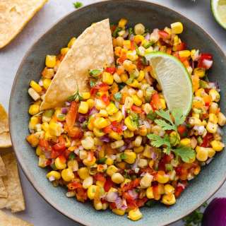 5 Minute Corn Salsa