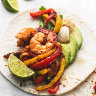 Sheet Pan Chili Lime Shrimp Fajitas