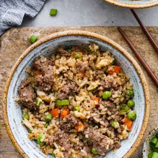 Ground Beef Fried Rice