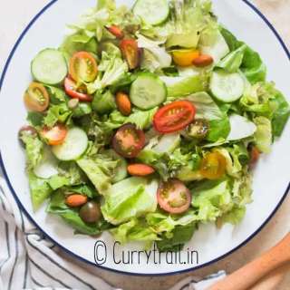 Simple Chopped Green Salad