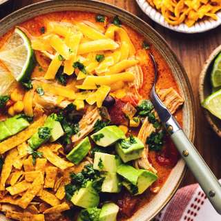 Creamy Chicken Tortilla Soup