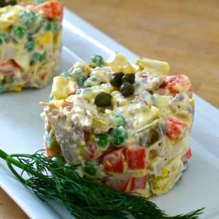 Olivier Salad (Russian Potato Salad)