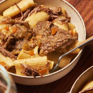 Genovese sauce and pasta