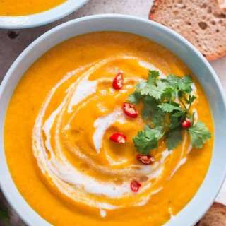 Thai Vegan Pumpkin Soup Recipe
