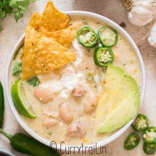  Creamy White Chili Chicken