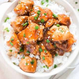 Healthier Instant Pot General Tso Chicken Recipe