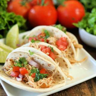 Instant Pot Chicken Ranch Tacos