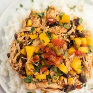 Crock Pot Mango Salsa Chicken