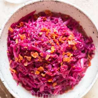 Braised Red Cabbage and Apples
