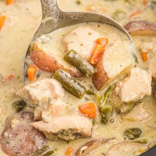 Slow Cooker Creamy Chicken Stew Recipe