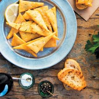 Panelle Sicilian chickpea fritters