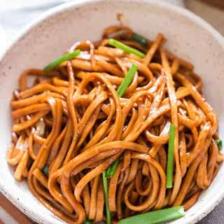 Easy Chinese Pan-Fried Soy Sauce Noodles