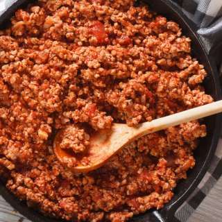 Homemade Bolognese sauce