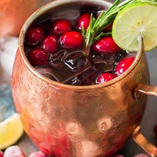 Cranberry Moscow Mule