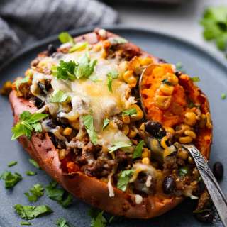 Mexican Loaded Sweet Potatoes