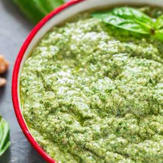 Fresh Basil Walnut Pesto