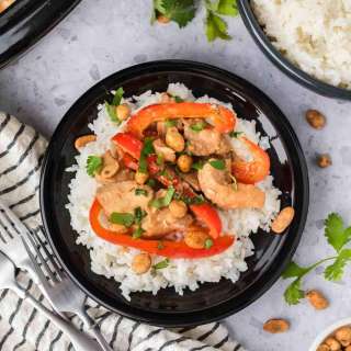 Slow Cooker Thai Peanut Chicken