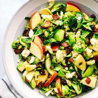 Apple Bacon Brussels Sprouts Salad