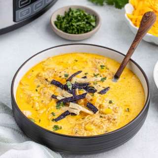 Slow Cooker Creamy Chicken Tortilla Soup
