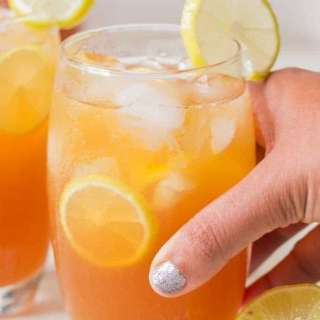 Honey Sweetened Lemon Iced Tea