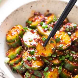 Spicy Korean Cucumber Salad