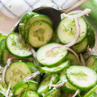 Cool and Crunchy Cucumber Dill Salad