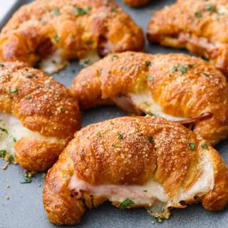 Ham and Cheese Breakfast Croissant