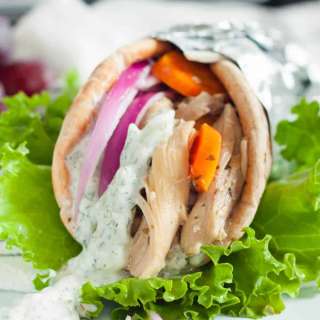 Slow Cooker Chicken Gyros