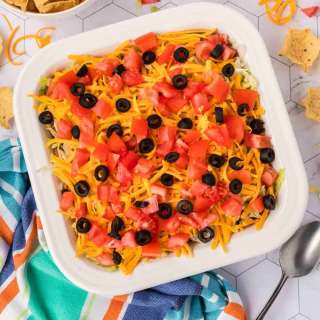 Taco Dip with Ground Beef