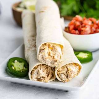 Crock Pot Chicken Taquitos