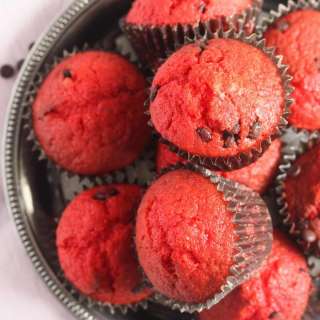 The Best Red Velvet Muffins