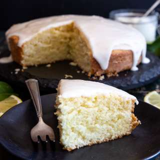 Glazed Lemon Yogurt Cake